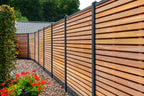 Tuinscherm Prinsenbeek, bangkirai hardhout, RVS-geschroefd, 40-planks (36+4) 180 x 180 cm