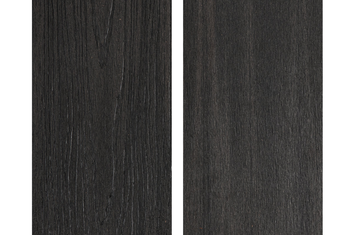 PuraShield composiet vlonderplank 2,3 x 21,0 x 500 cm, ebony black, semi-massief, fijne houtnerf, clip systeem
