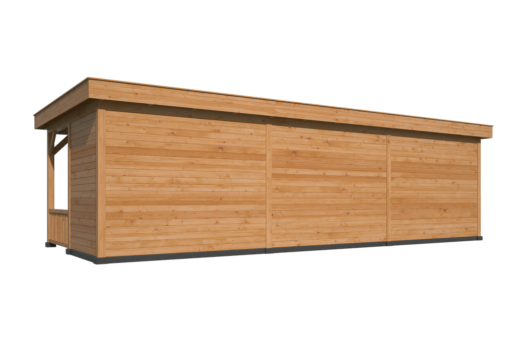 Oslo XL, type 8 douglas gedroogd potdekselplank blank