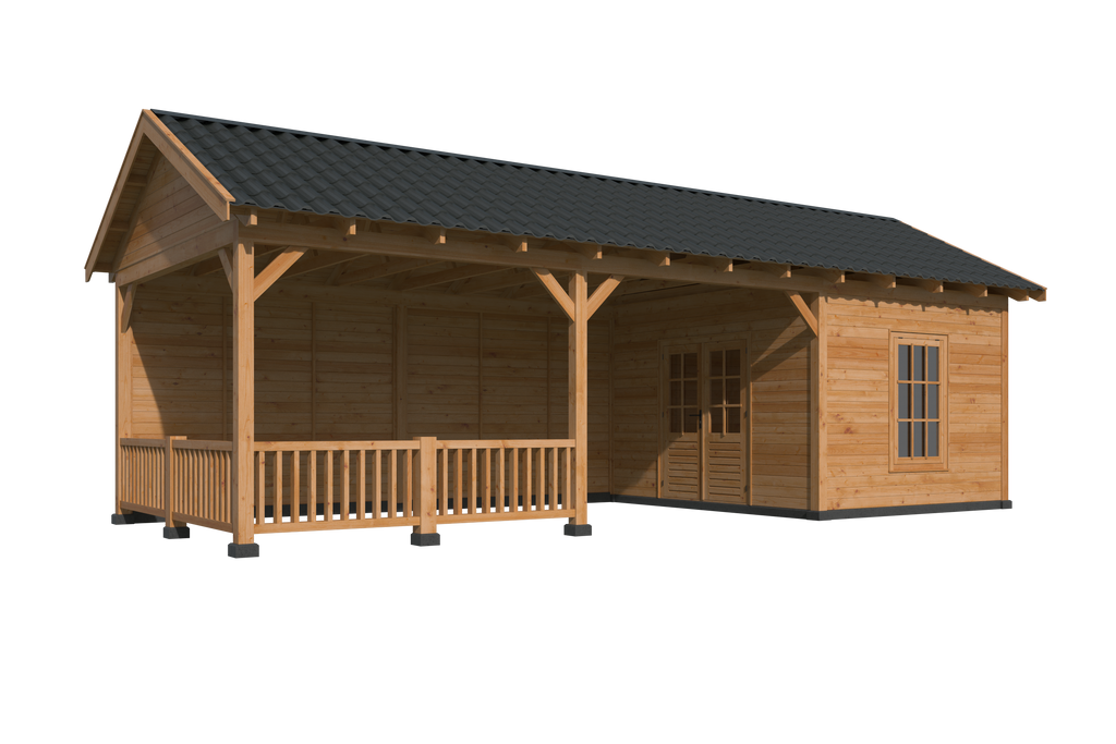 Hamar XL, Type 7 Douglas Gedroogd Potdekselplank blank