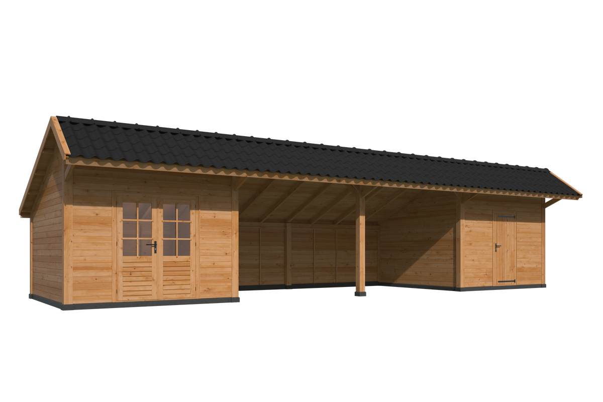 Bergen XL, Type 12 Douglas Gedroogd Potdekselplank blank