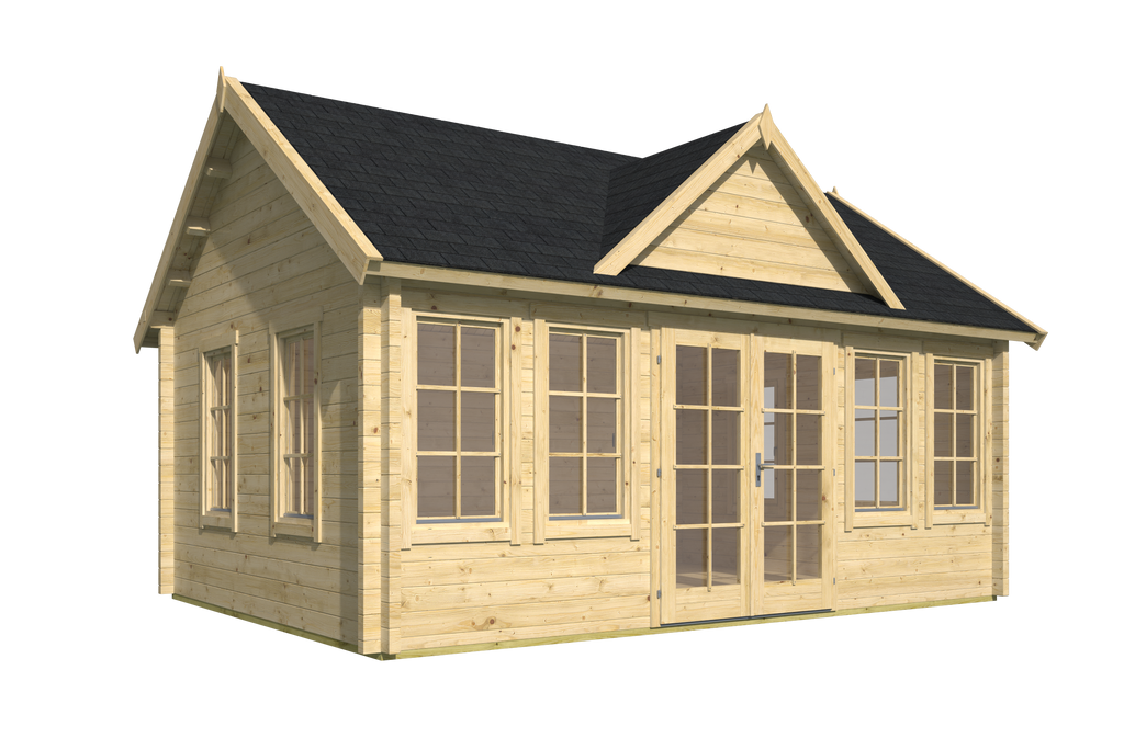 Blokhut - Tuinhuis Clockhouse Trevor | 70 mm | vuren onbehandeld