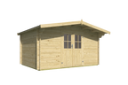 Blokhut - Tuinhuis Murcia | 34 mm | vuren grijs geïmpregneerd