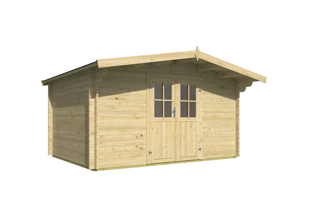 Blokhut - Tuinhuis Murcia | 34 mm | vuren Red Class Wood geïmpregneerd