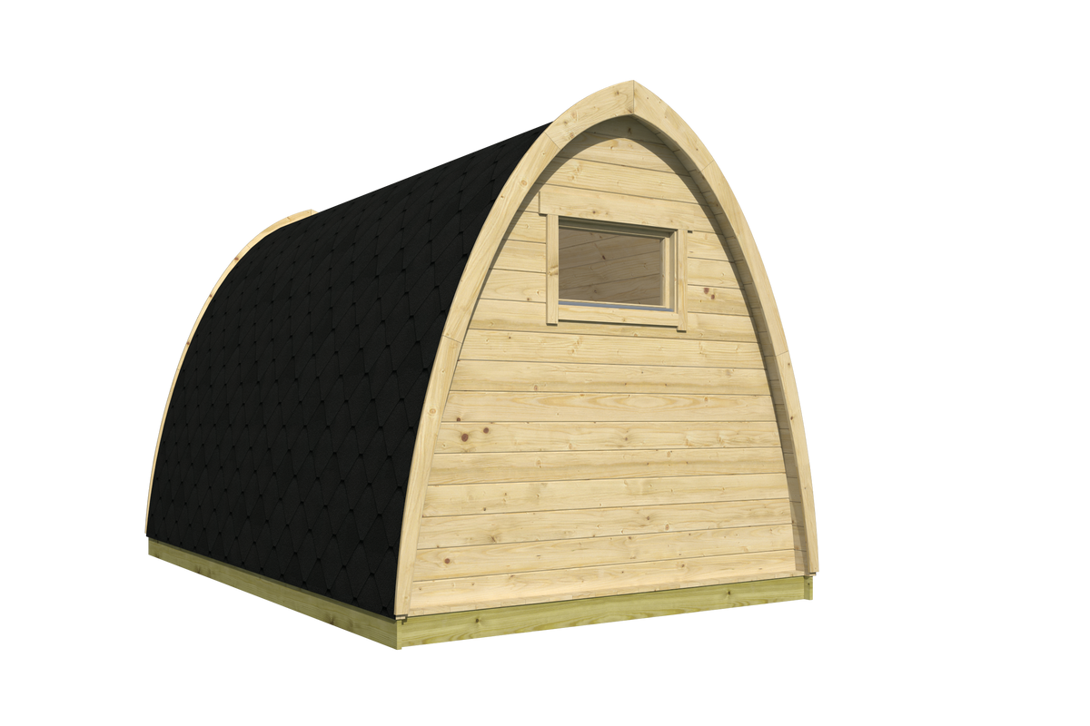 Camping POD 400 | 28 mm | vuren onbehandeld
