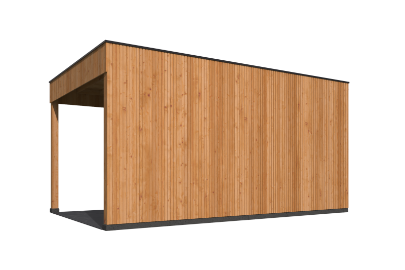 KubeLine + luifel 380 x 590 cm, onbehandeld