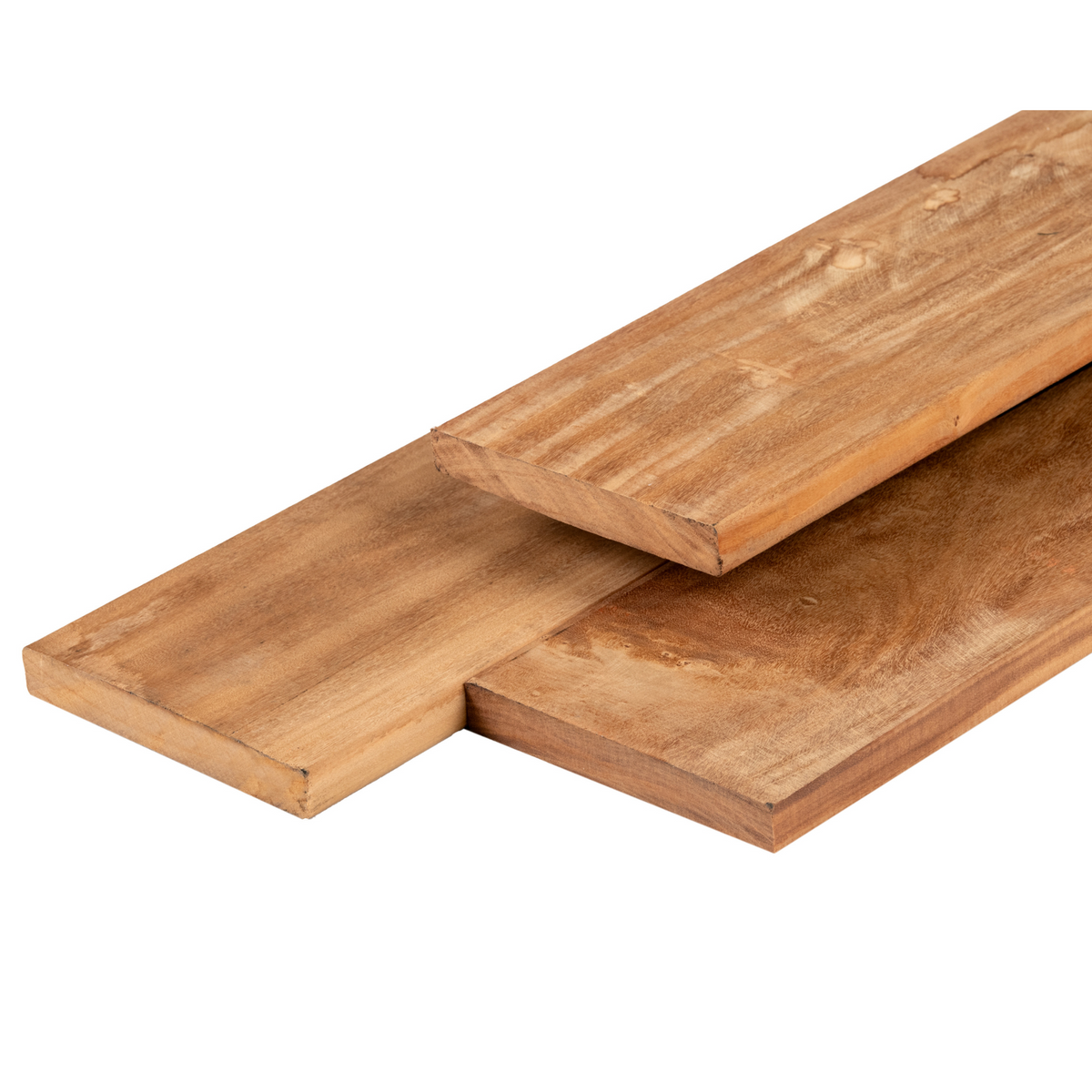 Garapa hardhout vlonderplank 2,1 x 14,5 x 185 cm kunstmatig gedroogd, geschaafd, FAS