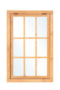 Douglas uitzetraam 9-ruits B1000xH1554mm buitenmaat (rvs beslagset)
