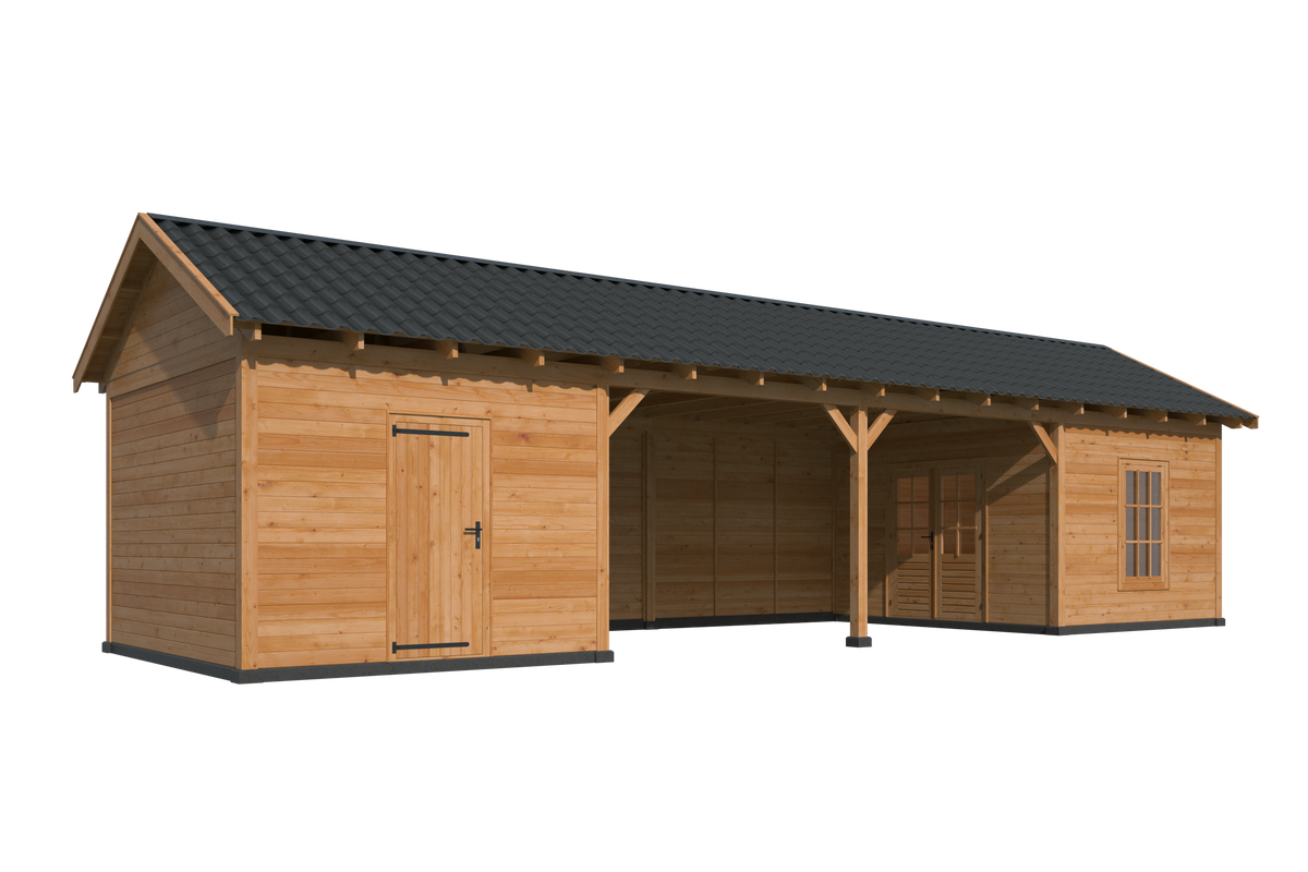 Hamar XL, Type 12 Douglas Gedroogd Potdekselplank blank