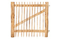 Kastanjepoort compleet B120 x H100 cm