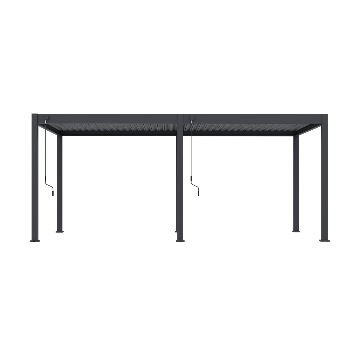 Tuindeco Advance  line vrijstaande aluminium overkapping 300 x 600 x 255 cm antraciet
