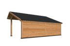 Bergen XL, Type 3 Douglas Gedroogd Potdekselplank blank