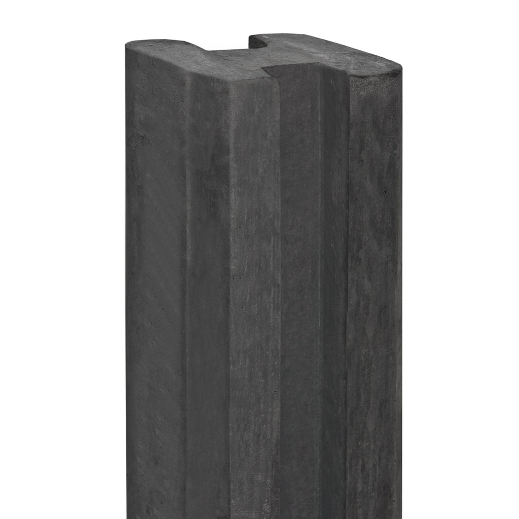 Berton-E-sleufpaal Vecht antraciet 10 x 10 x 270 cm tussenmodel