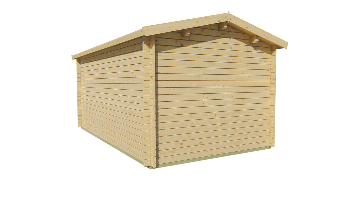 Blokhut - Tuinhuis Aiste | 40 mm | vuren Red Class Wood geïmpregneerd