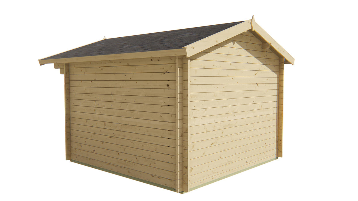 Blokhut - Tuinhuis Albacete | 34 mm | vuren Red Class Wood geïmpregneerd