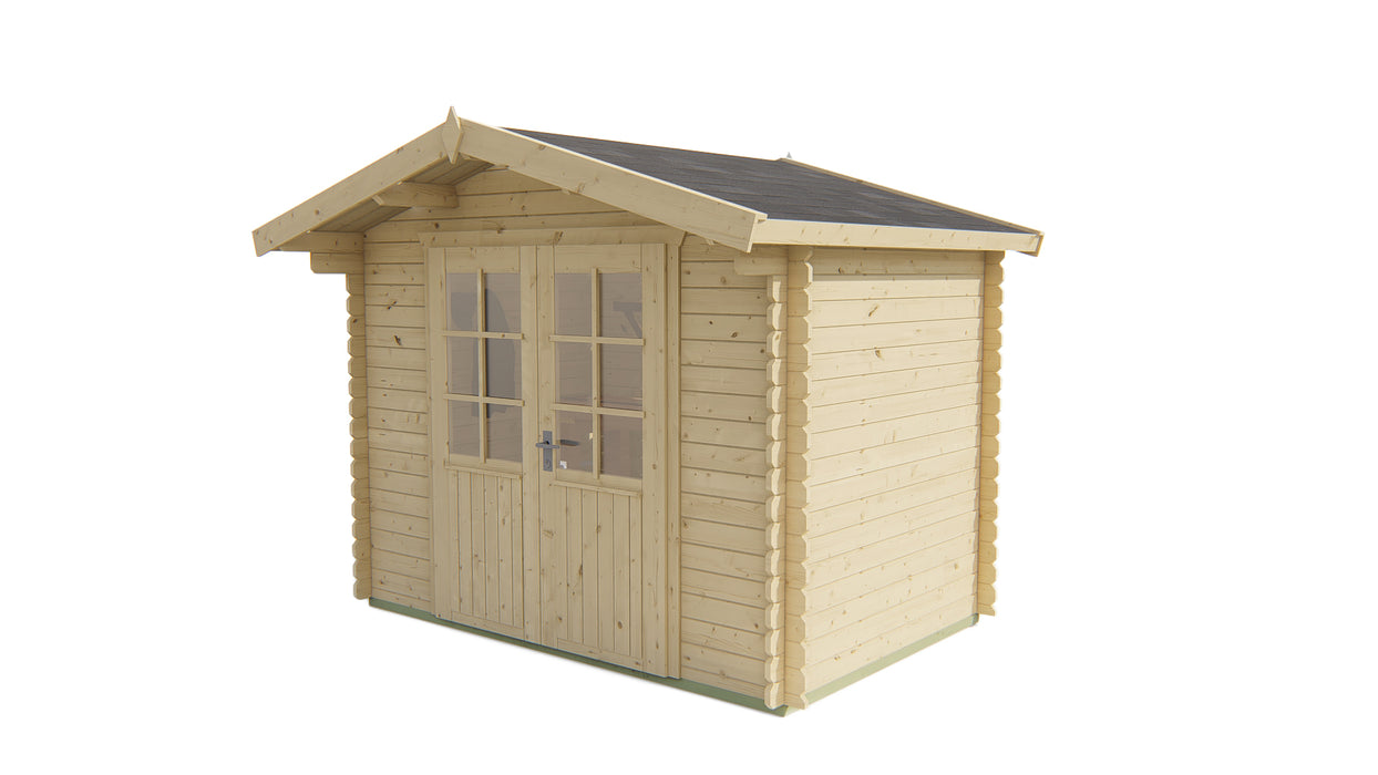 Blokhut - Tuinhuis Anja | 28 mm | vuren Red Class Wood geïmpregneerd