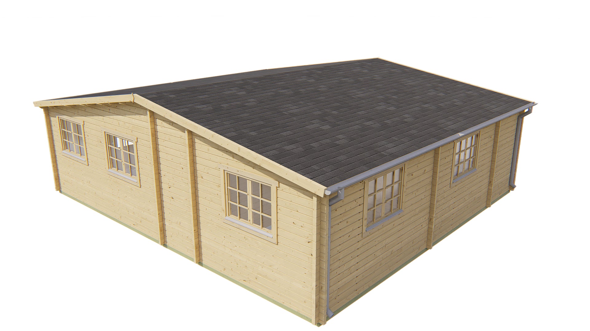 Blokhut - Tuinhuis Azores | 70 mm | vuren Red Class Wood geïmpregneerd