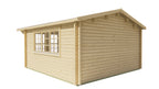 Blokhut - Tuinhuis Blackpool | 58 mm | vuren bruin geïmpregneerd