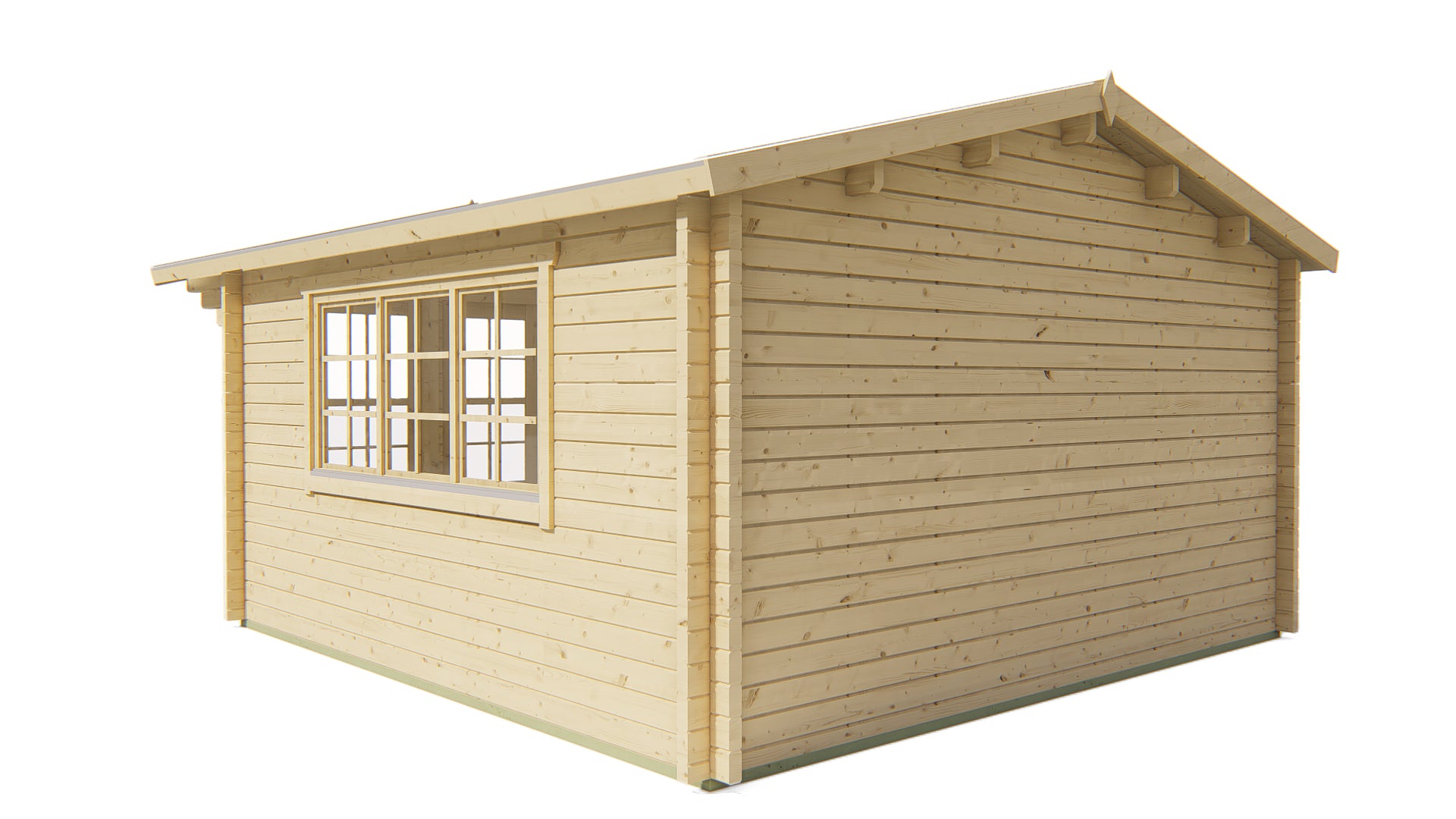 Blokhut - Tuinhuis Blackpool | 58 mm | vuren bruin geïmpregneerd
