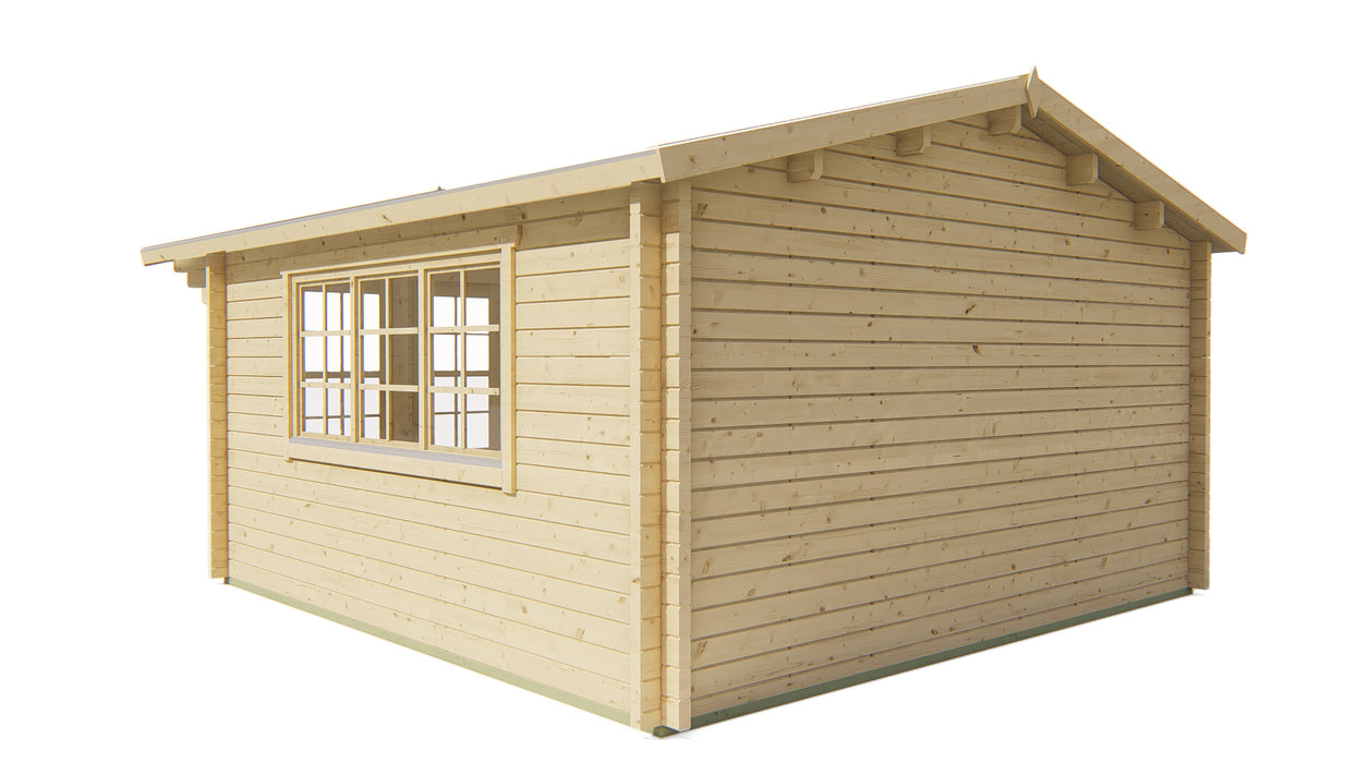 Blokhut - Tuinhuis Blackpool | 58 mm | vuren honinggeel geïmpregneerd