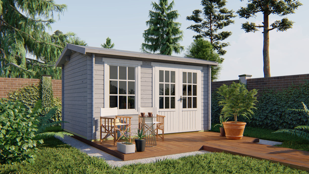 Blokhut - Tuinhuis Chloe | 40 mm | vuren Red Class Wood geïmpregneerd
