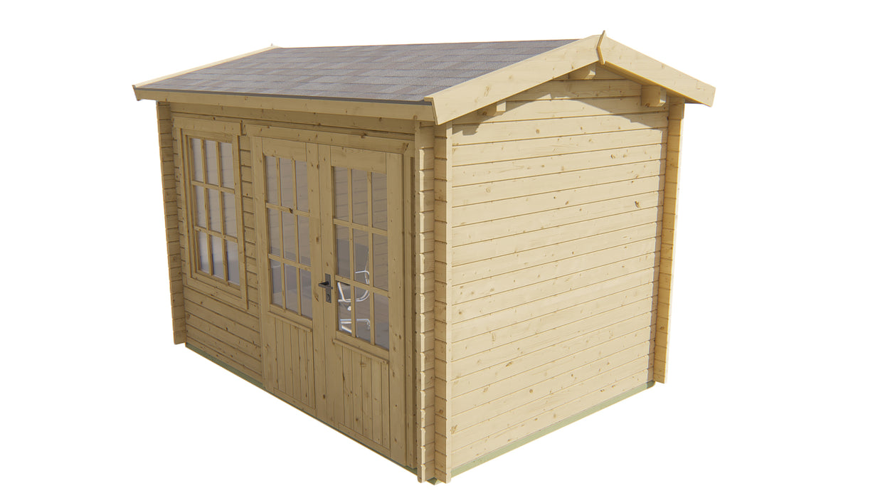 Blokhut - Tuinhuis Daisy | 40 mm | vuren Red Class Wood geïmpregneerd
