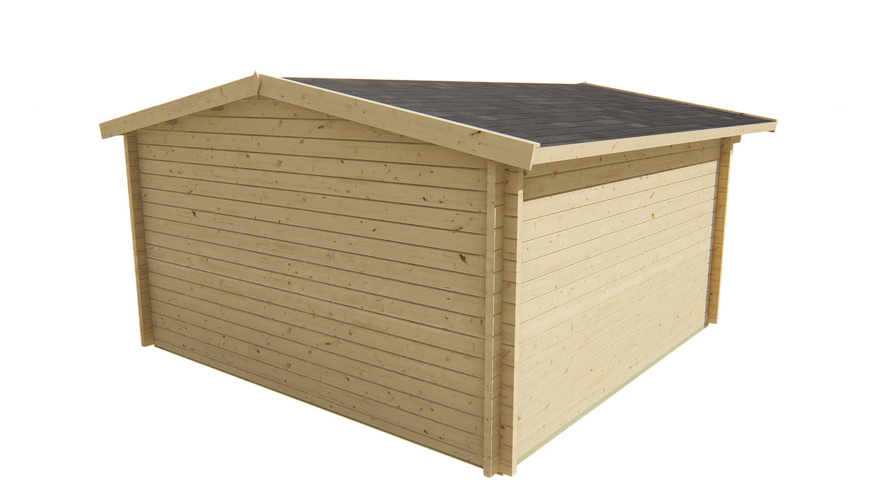 Blokhut - Tuinhuis Derby | 58 mm | vuren Red Class Wood geïmpregneerd