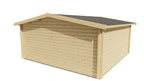 Blokhut - Tuinhuis Dingle | 70 mm | vuren Red Class Wood geïmpregneerd