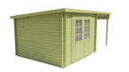 Blokhut - Tuinhuis Dora | 28 mm | vuren Red Class Wood geïmpregneerd