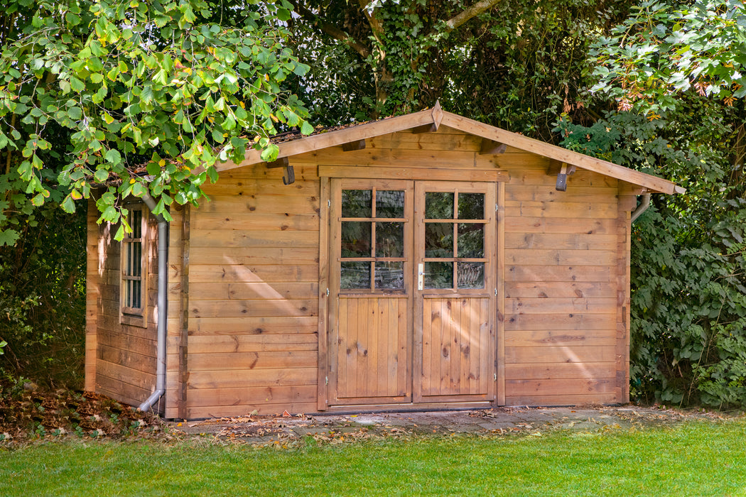 Blokhut - Tuinhuis Dyre | 40 mm | vuren Red Class Wood geïmpregneerd