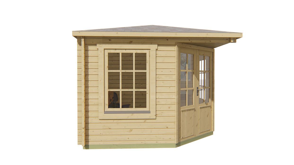 Blokhut - Tuinhuis Emma | 40 mm | vuren onbehandeld