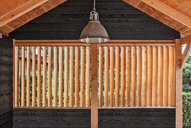 Flex Fence zwart gepoedercoat zelfbouwpakket lengte 220 cm