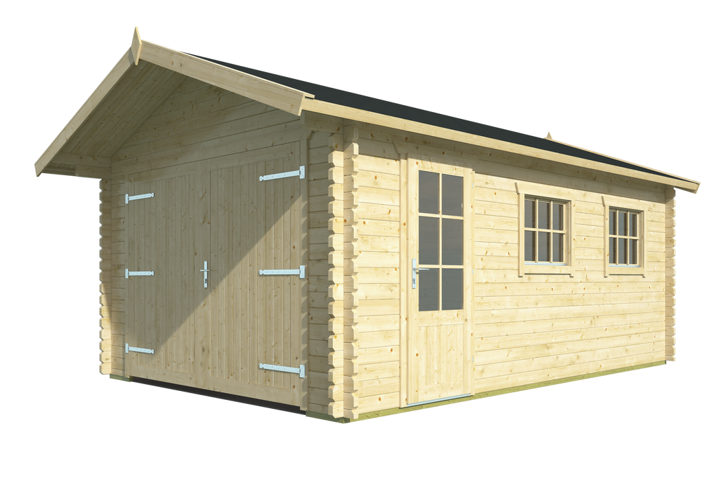 Garage Geir | 44 mm | vuren bruin geïmpregneerd