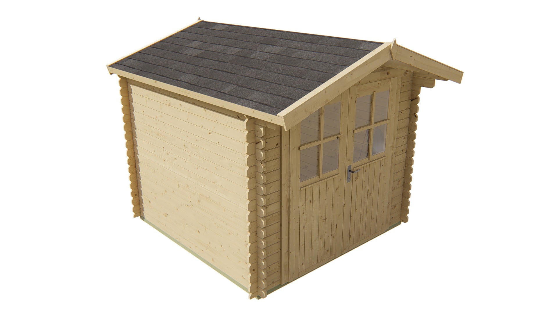 Blokhut - Tuinhuis Gitte | 28 mm | vuren onbehandeld