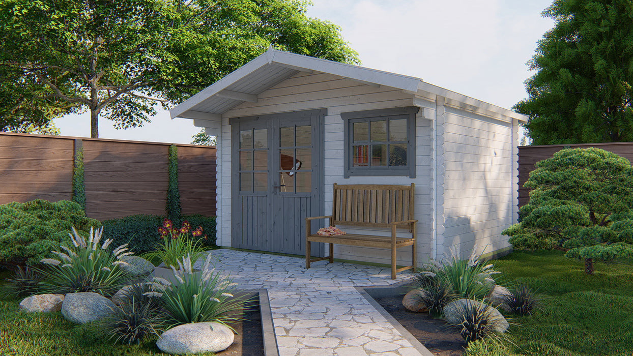 Blokhut - Tuinhuis Ingmar | 28 mm | vuren Red Class Wood geïmpregneerd