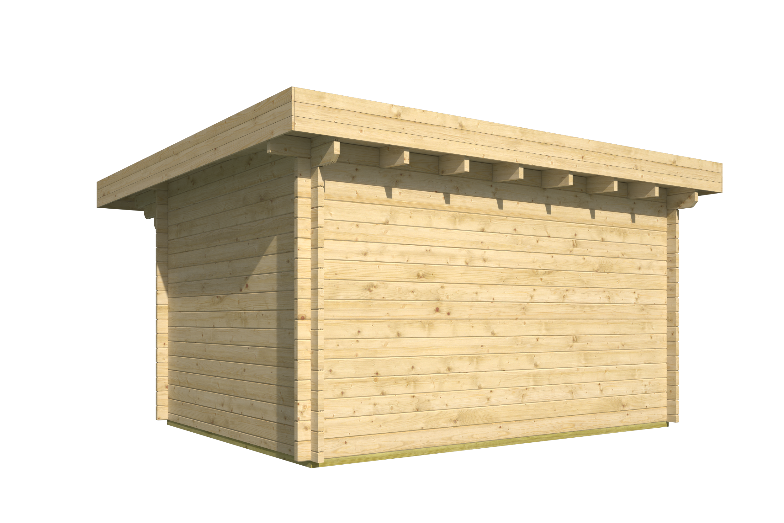 Blokhut - Tuinhuis James | 44 mm | vuren Red Class Wood geïmpregneerd