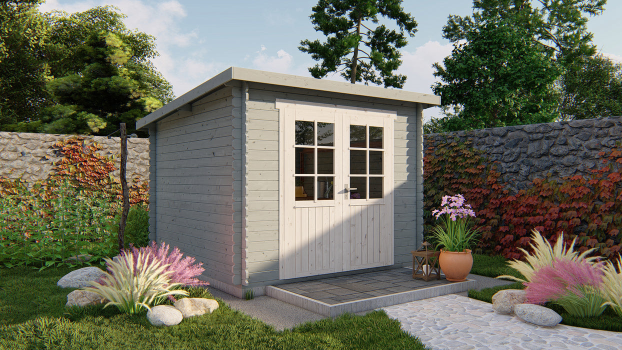 Blokhut - Tuinhuis Jörgen | 28 mm | vuren Red Class Wood geïmpregneerd