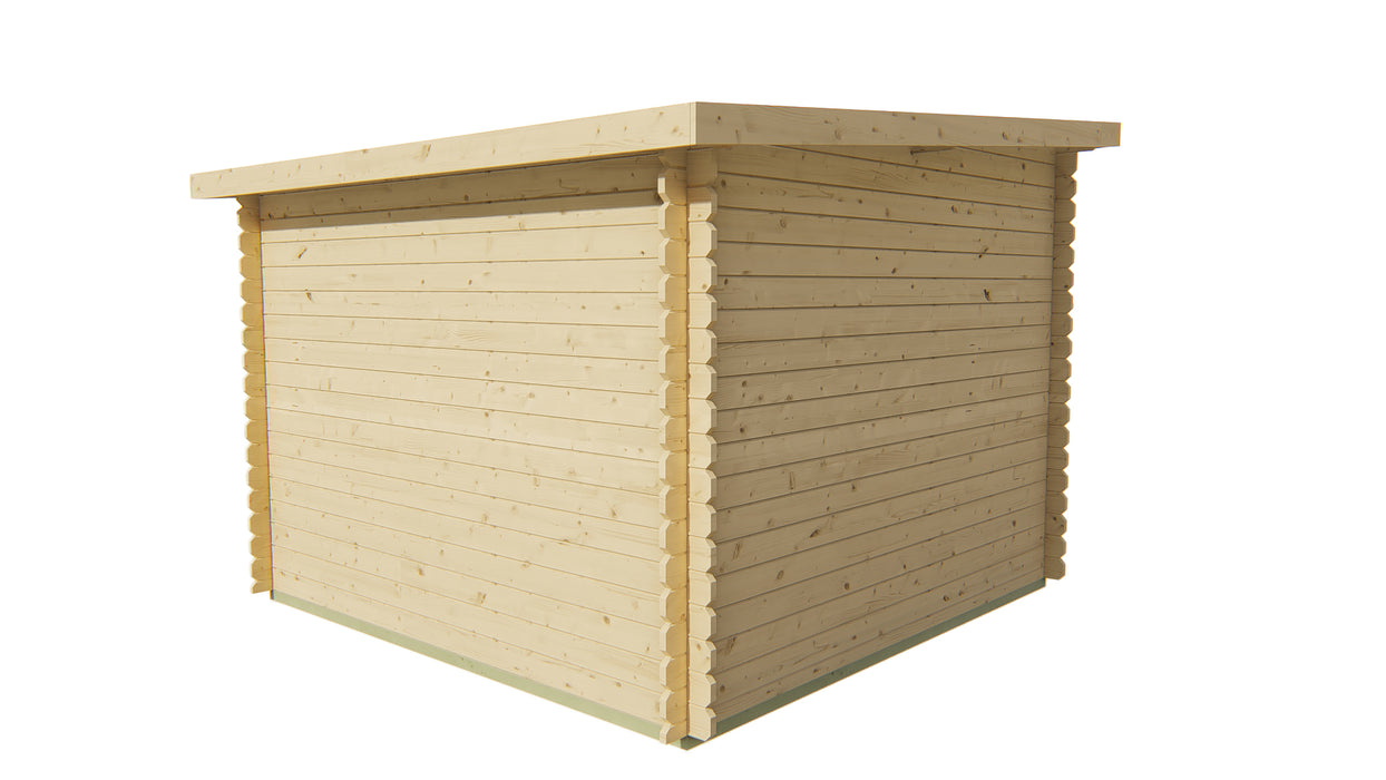 Blokhut - Tuinhuis Jörgen | 28 mm | vuren Red Class Wood geïmpregneerd