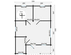 Blokhut - Tuinhuis Kay | 70 mm | vuren Red Class Wood geïmpregneerd