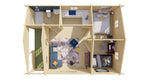 Blokhut - Tuinhuis Kay | 70 mm | vuren Red Class Wood geïmpregneerd