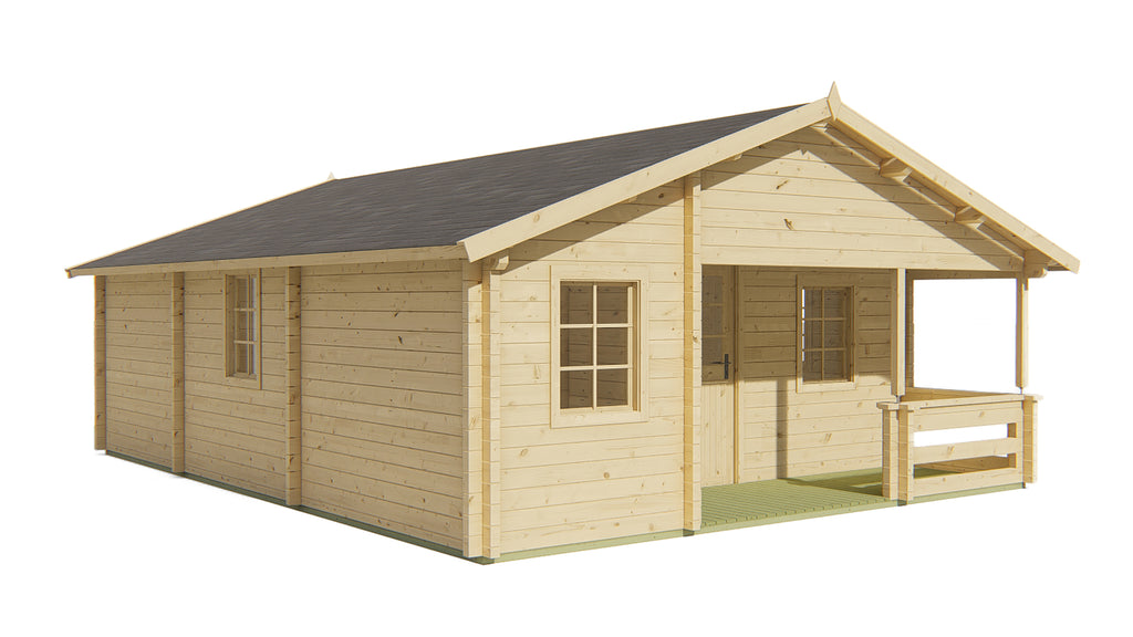 Blokhut - Tuinhuis Kay | 70 mm | vuren Red Class Wood geïmpregneerd