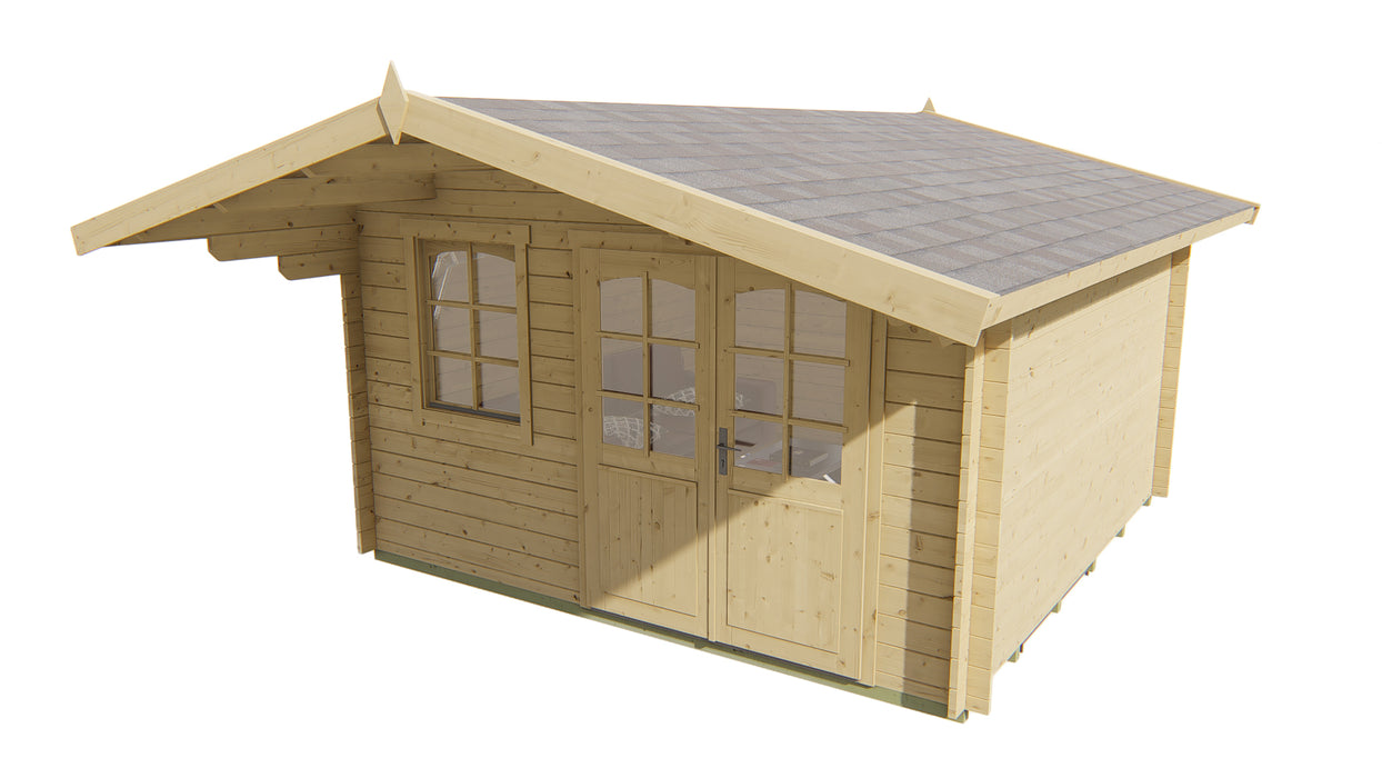 Blokhut - Tuinhuis Marbella | 34 mm | vuren Red Class Wood geïmpregneerd