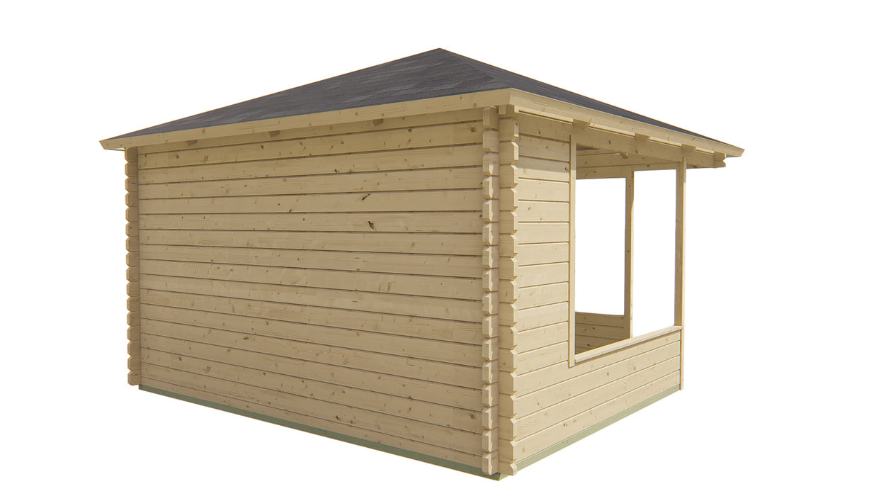 Blokhutprieel - Tuinhuis Marit | 44 mm | vuren onbehandeld