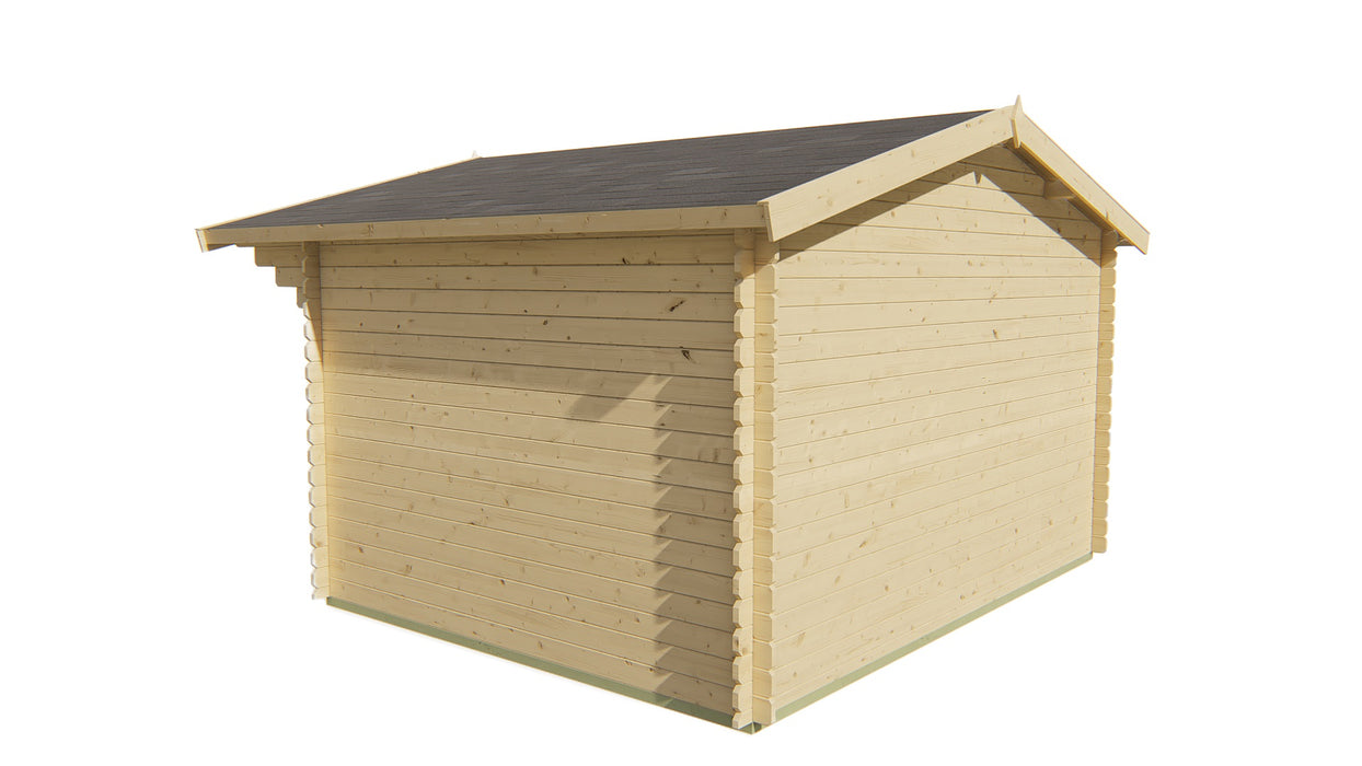 Blokhut - Tuinhuis Mika | 28 mm | vuren Red Class Wood geïmpregneerd