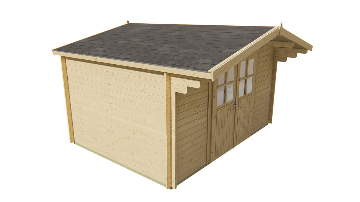 Blokhut - Tuinhuis Murcia | 34 mm | vuren Red Class Wood geïmpregneerd