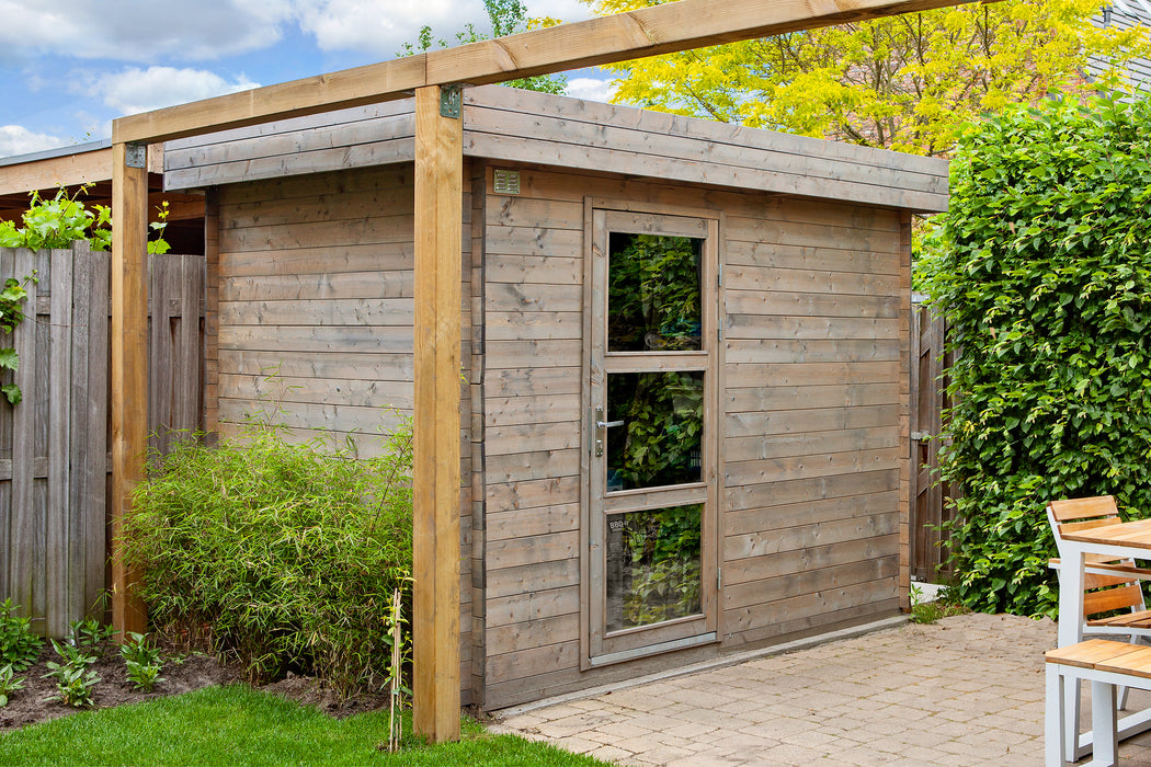 Blokhut - Tuinhuis Novalie | 19 mm | vuren onbehandeld