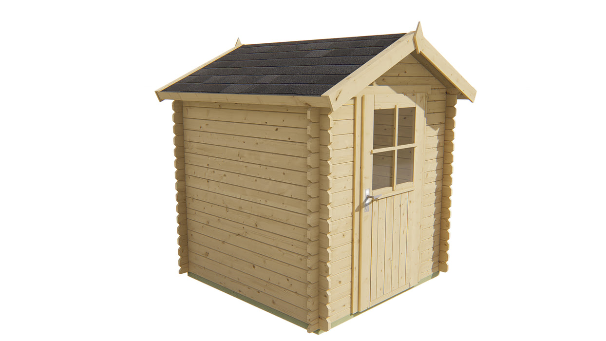 Blokhut - Tuinhuis Richard | 28 mm | vuren Red Class Wood geïmpregneerd