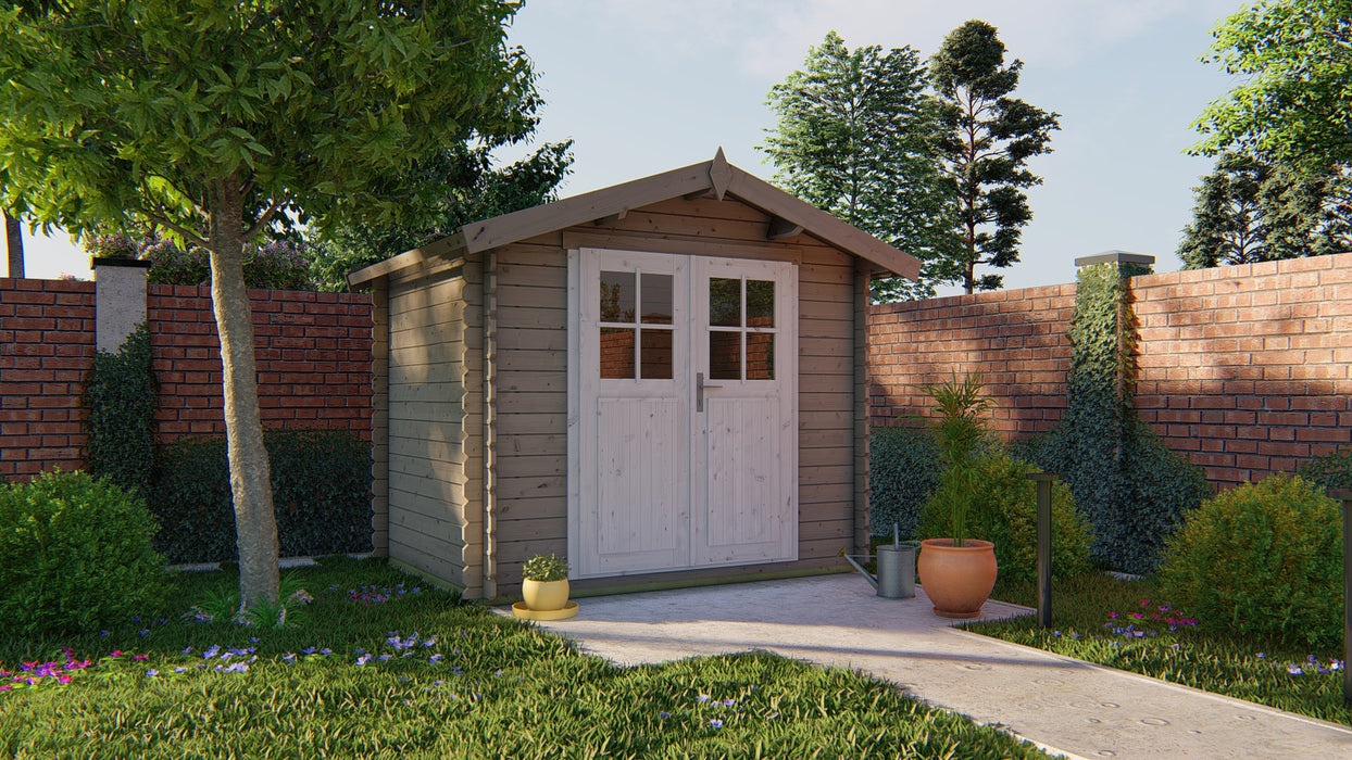 Blokhut - Tuinhuis Robert | 28 mm | vuren Red Class Wood geïmpregneerd