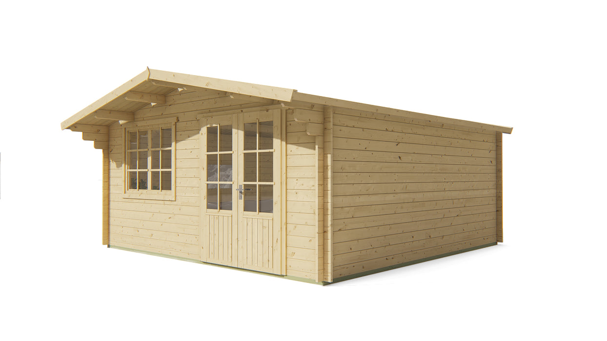 Blokhut - Tuinhuis Salamanca | 34 mm | vuren Red Class Wood geïmpregneerd