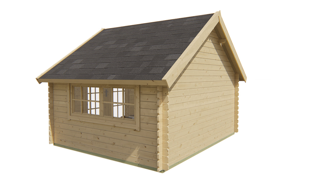Blokhut - Tuinhuis Skov | 28 mm | vuren Red Class Wood geïmpregneerd